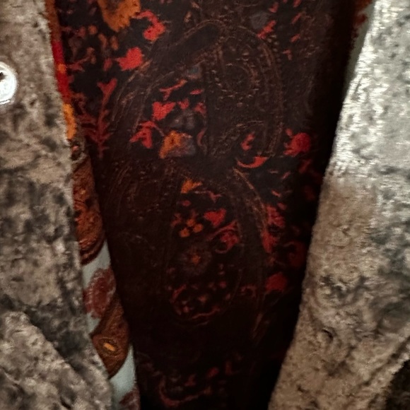 Free People Soho Crushed Velvet Duster Trench Jacket - Picture 8 of 11